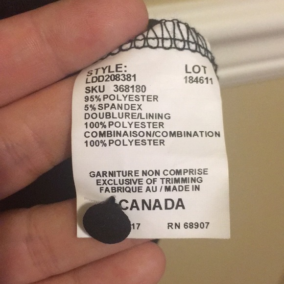 Le Chateau - BNWOT Floral Goddess top Dress Floral Flutter XXL - Picture 5 of 5